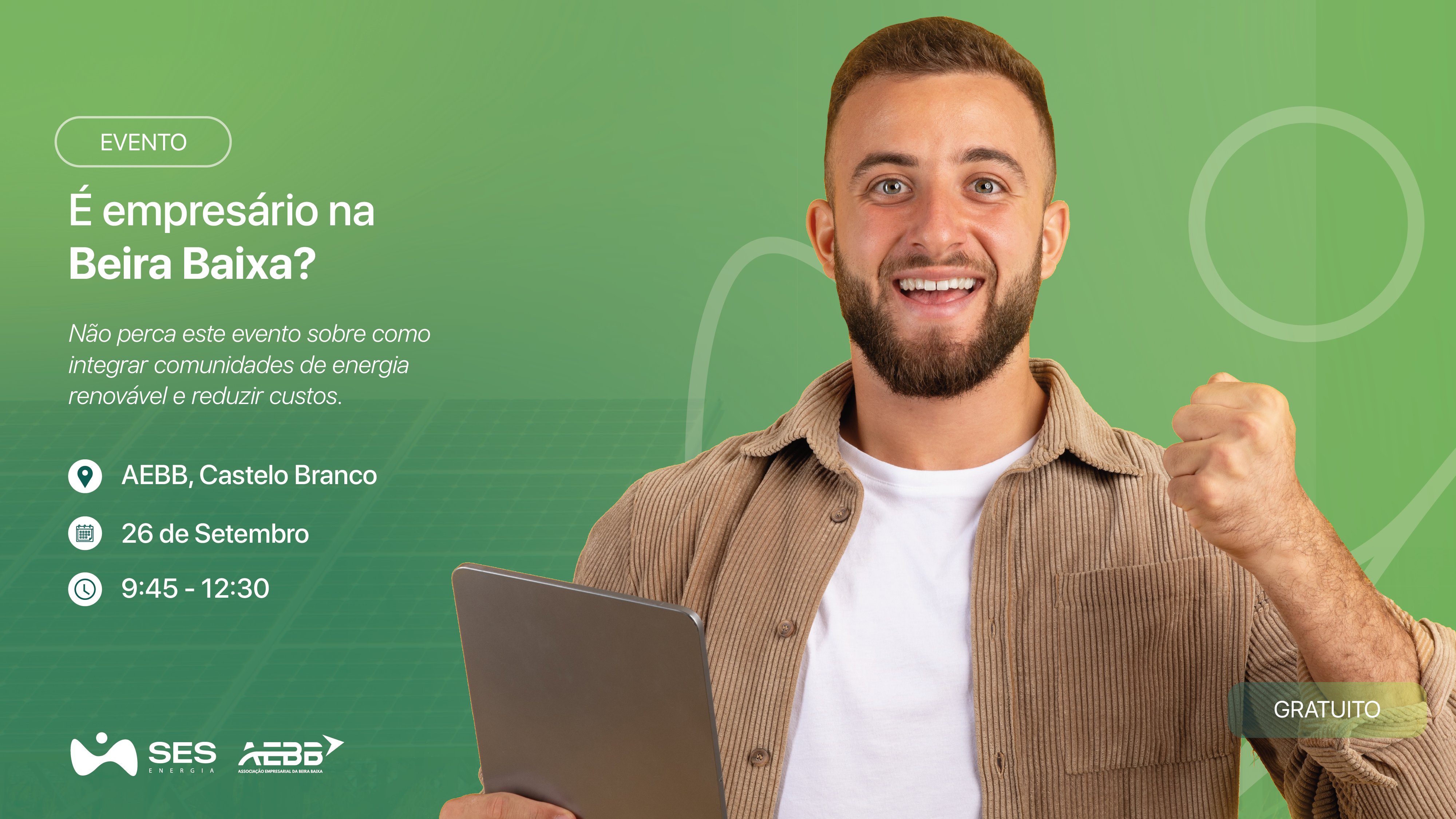 Inscreva-se no evento que junta empresários e energia sustentável em Castelo Branco 0